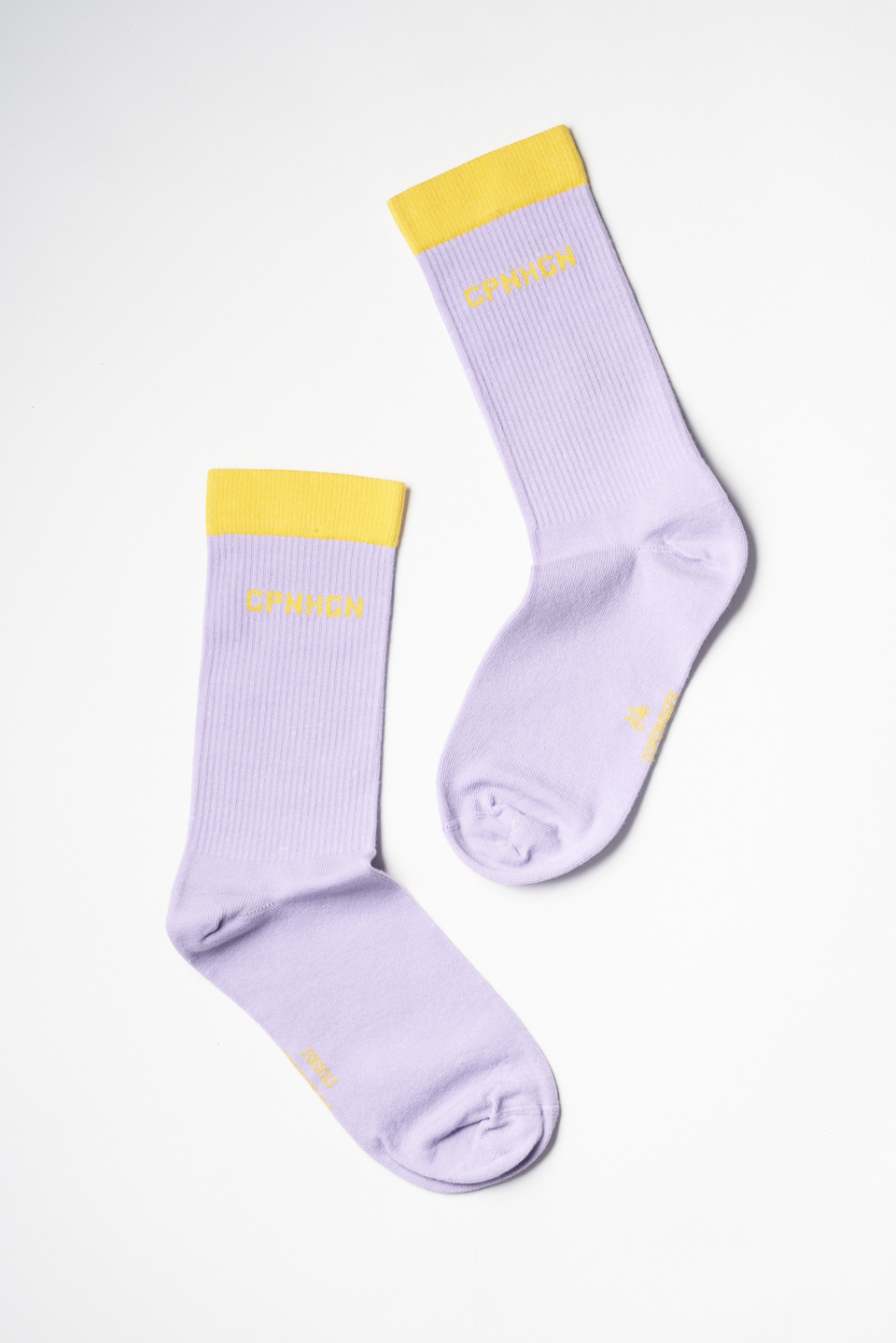 CPH SOCKS 2 cotton blend lavender/yellow