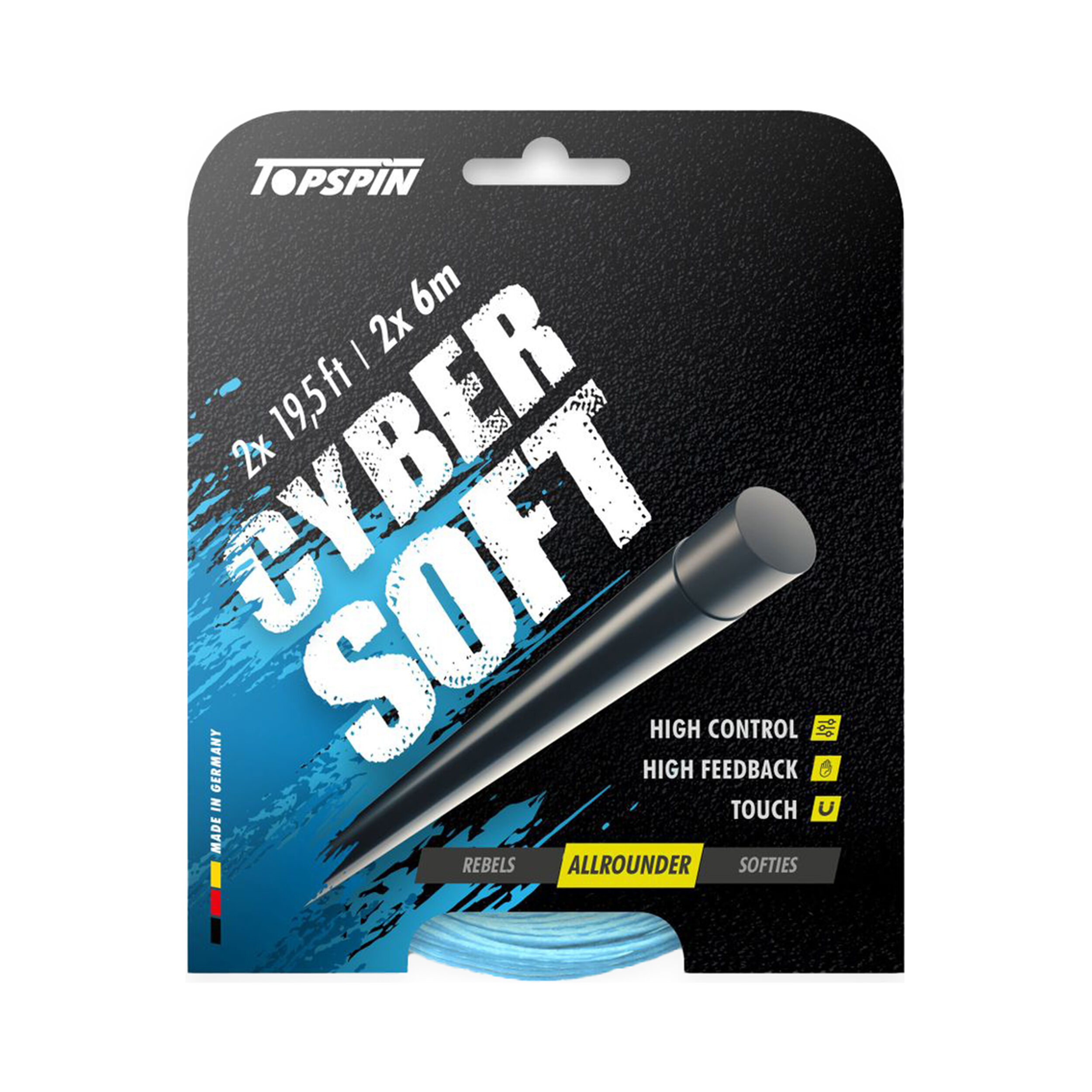 Cyber Soft 12m Saitenset - Hellblau
