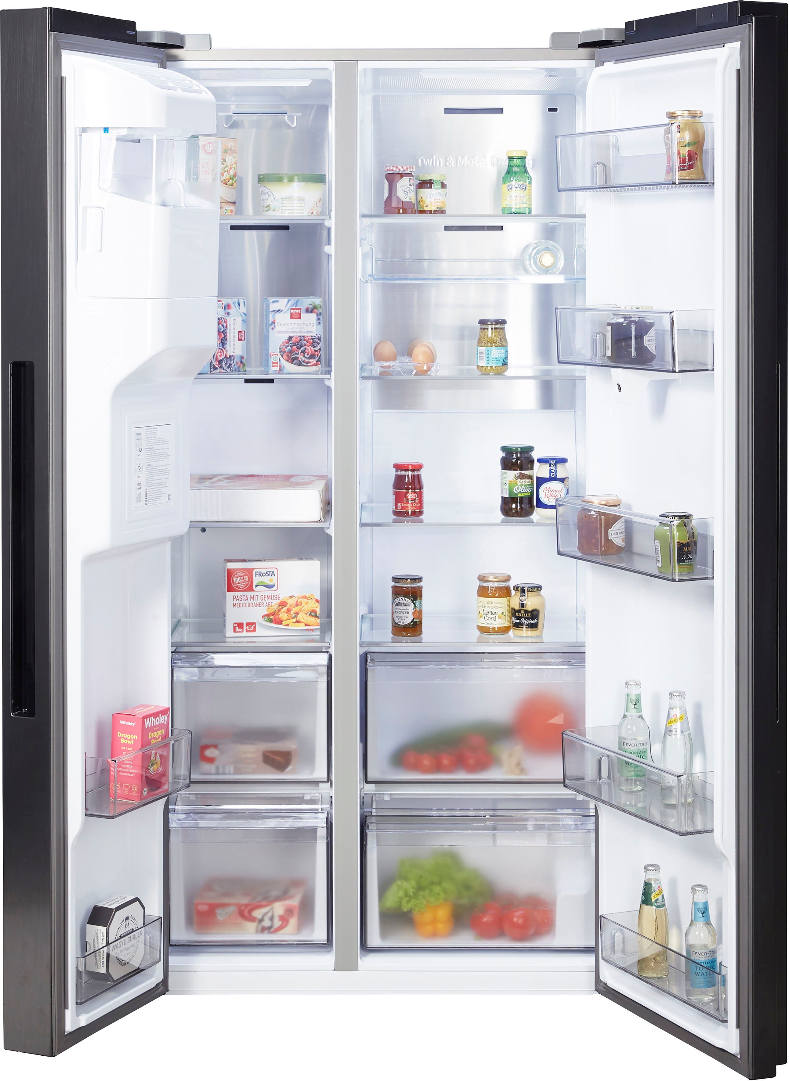 Samsung Side-by-Side RS6HA8891B1, 178 cm hoch, 91,2 cm breit