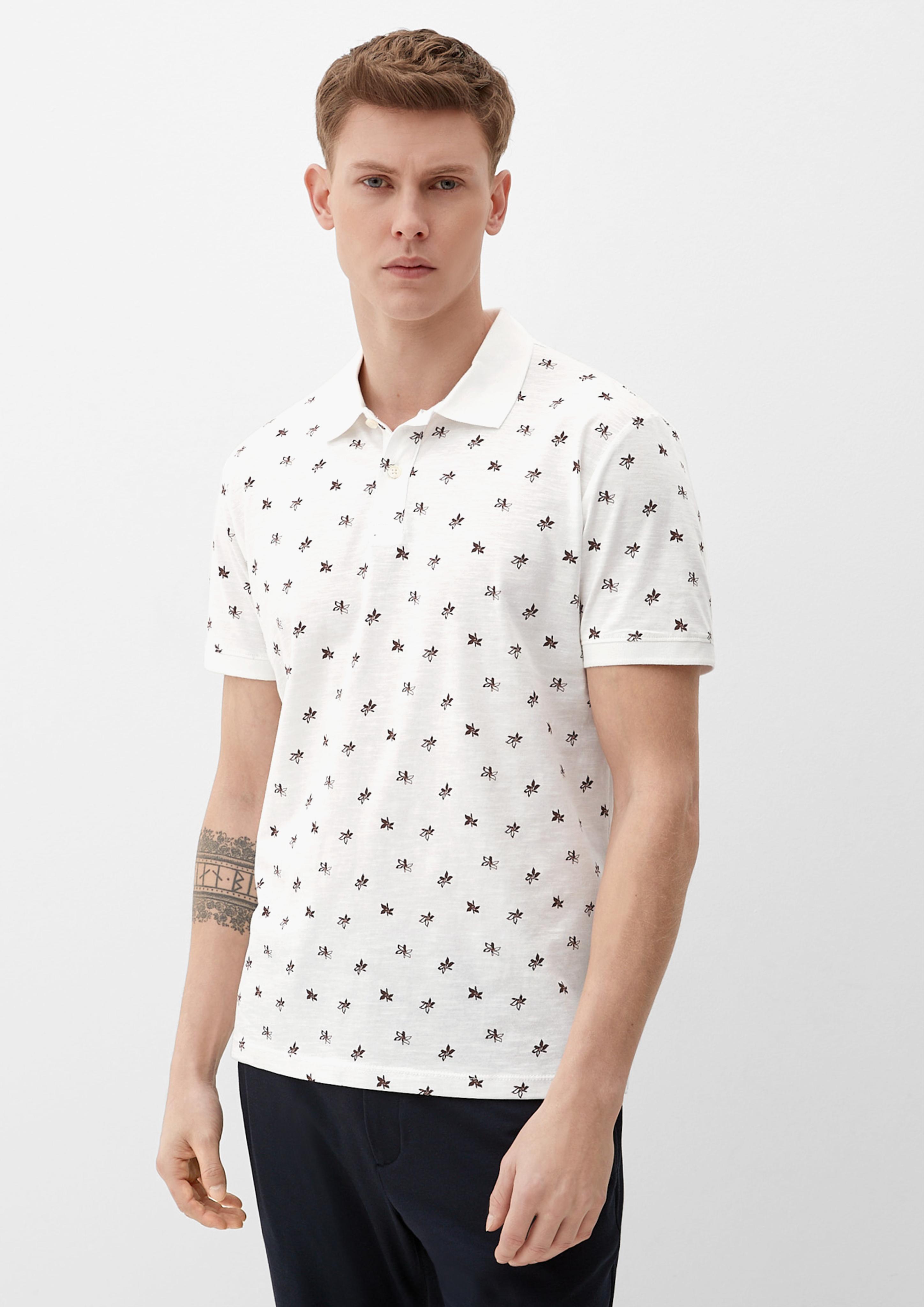 Poloshirt mit Allover-Print  2131471-01A1