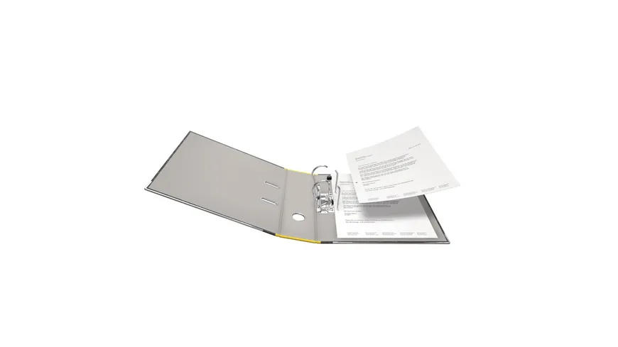 Ordner Pappe A4 8cm gelb