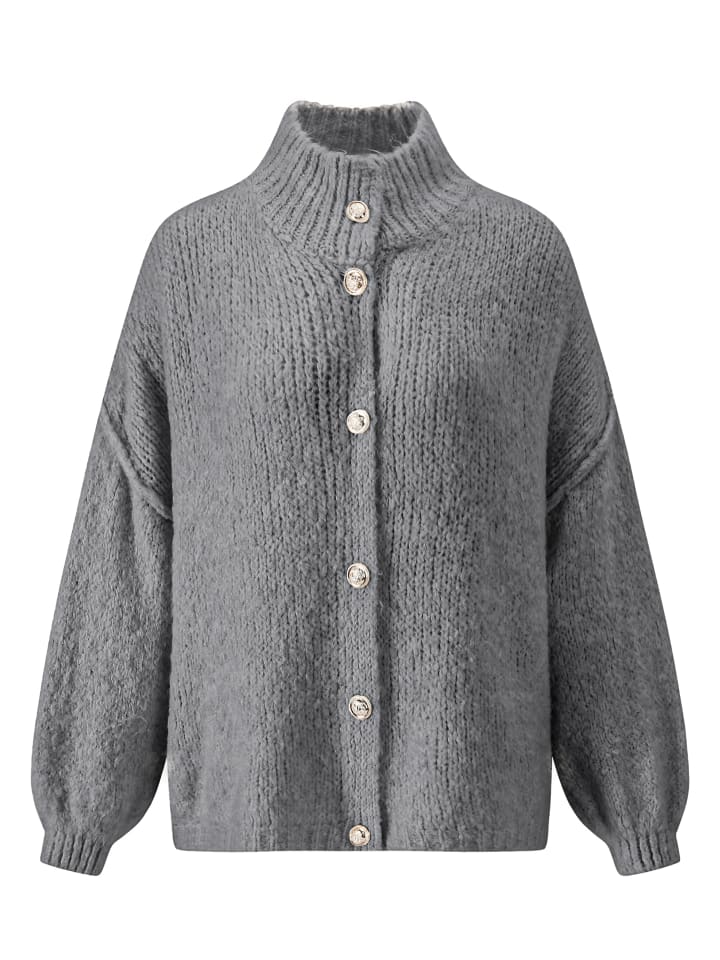 SASSYCLASSY Oversize Cardigan in Grau günstig kaufen