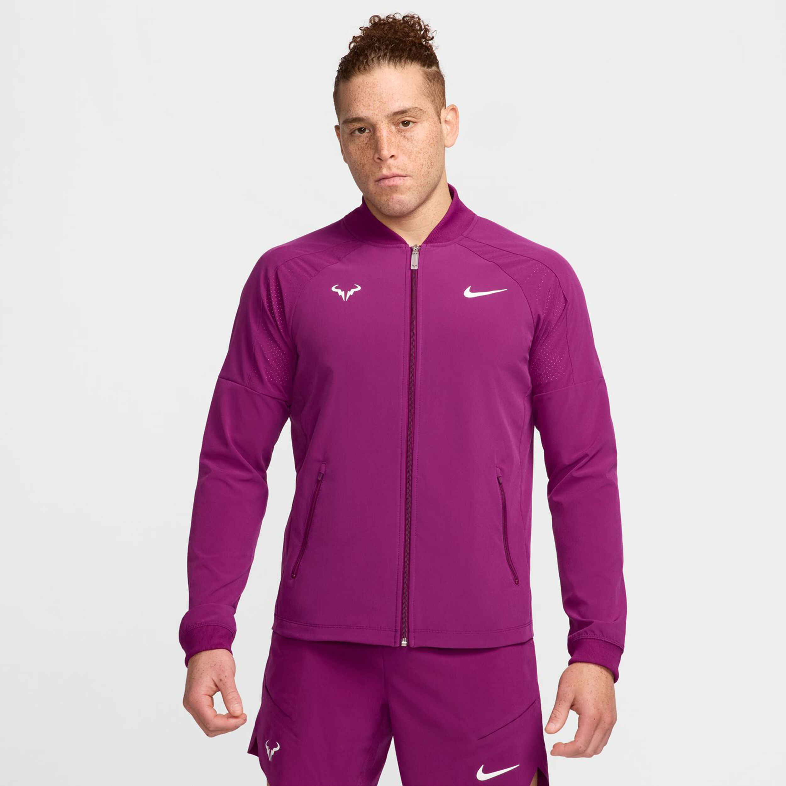 Dri-Fit Rafa MNK Trainingsjacke Herren - Berry