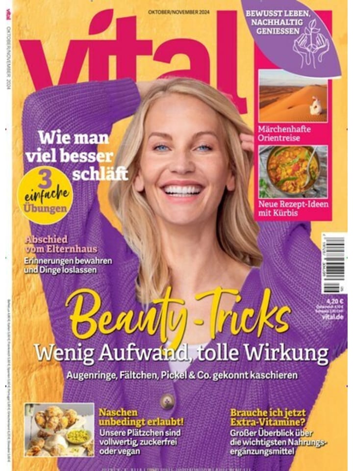 Hubert Burda Media 6 x VITAL Zeitschrift (Gutschein für Jahres Abo) günstig kaufen onesize