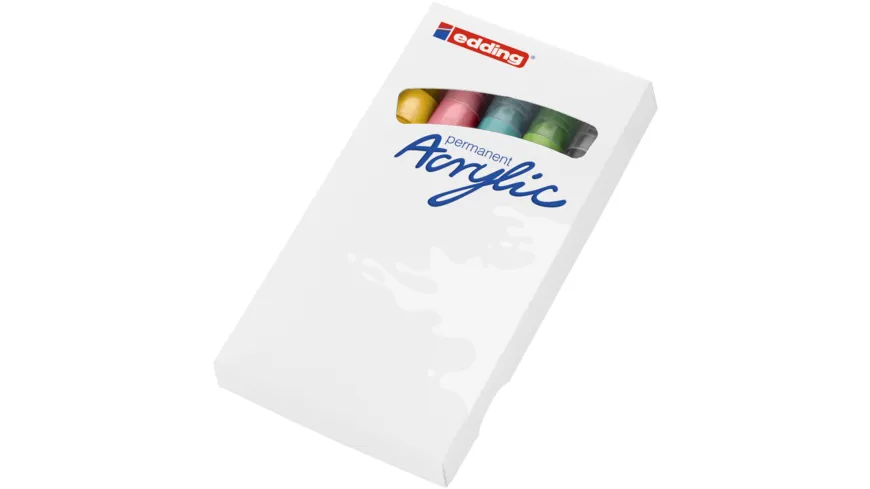 edding Acrylmarker 5100 5er-Set medium pastell pastell