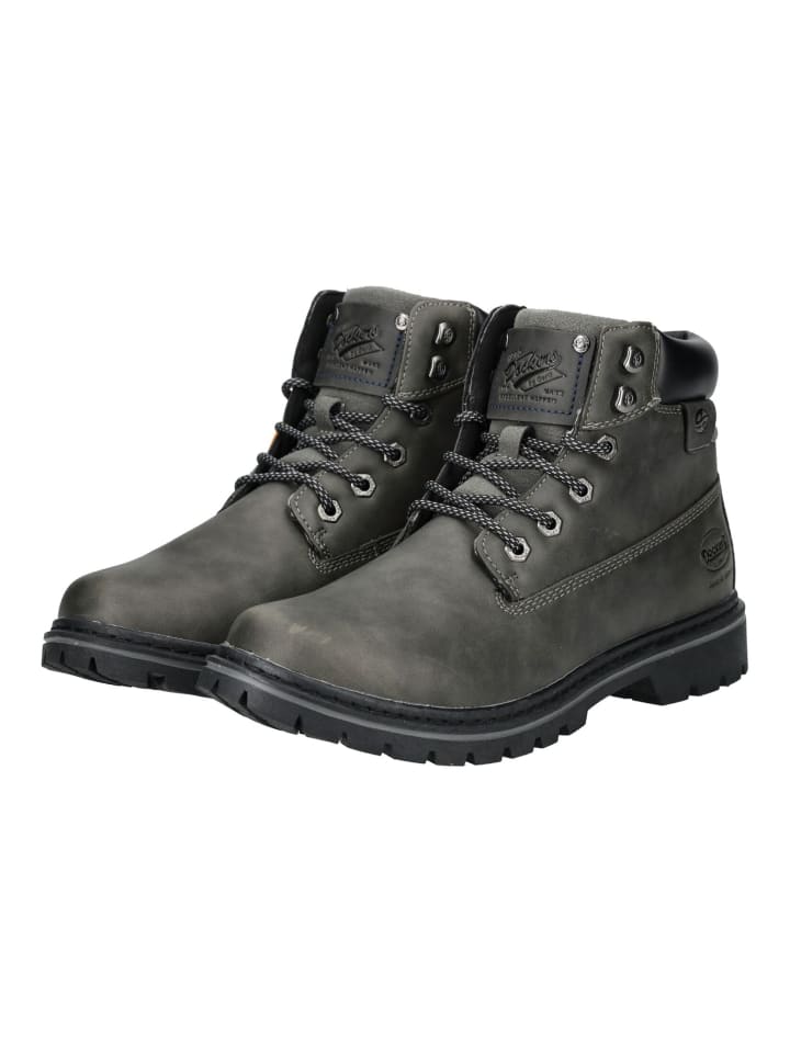 DOCKERS Stiefelette in Dunkelgrau günstig kaufen