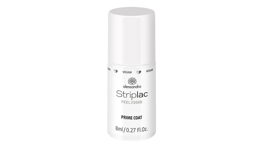 alessandro Striplac Peel or Soak Prime Coat - Vegan 8 ml transparent