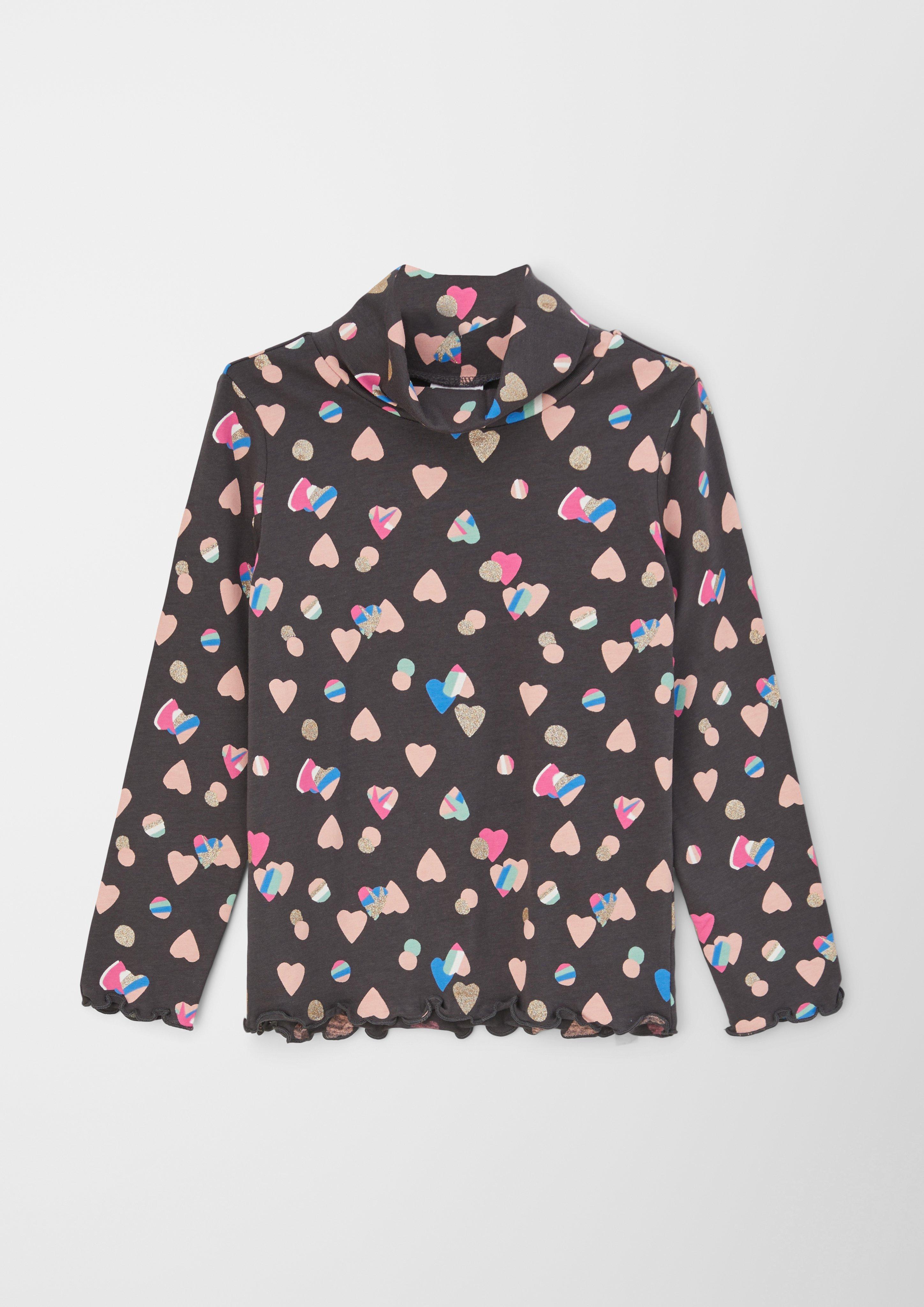 Longsleeve mit Glitzer-Print  2122645-96A3