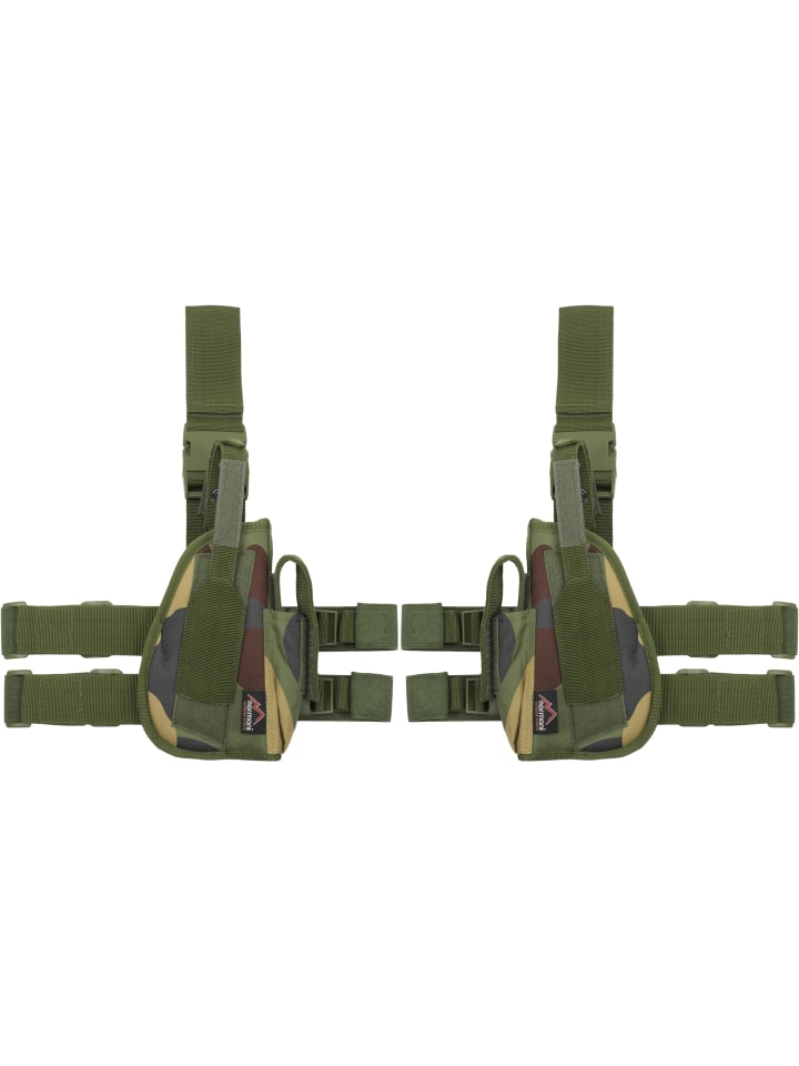 Normani Outdoor Sports Pistolenbeinholster Set für Rechts   Links in Woodland günstig kaufen onesize