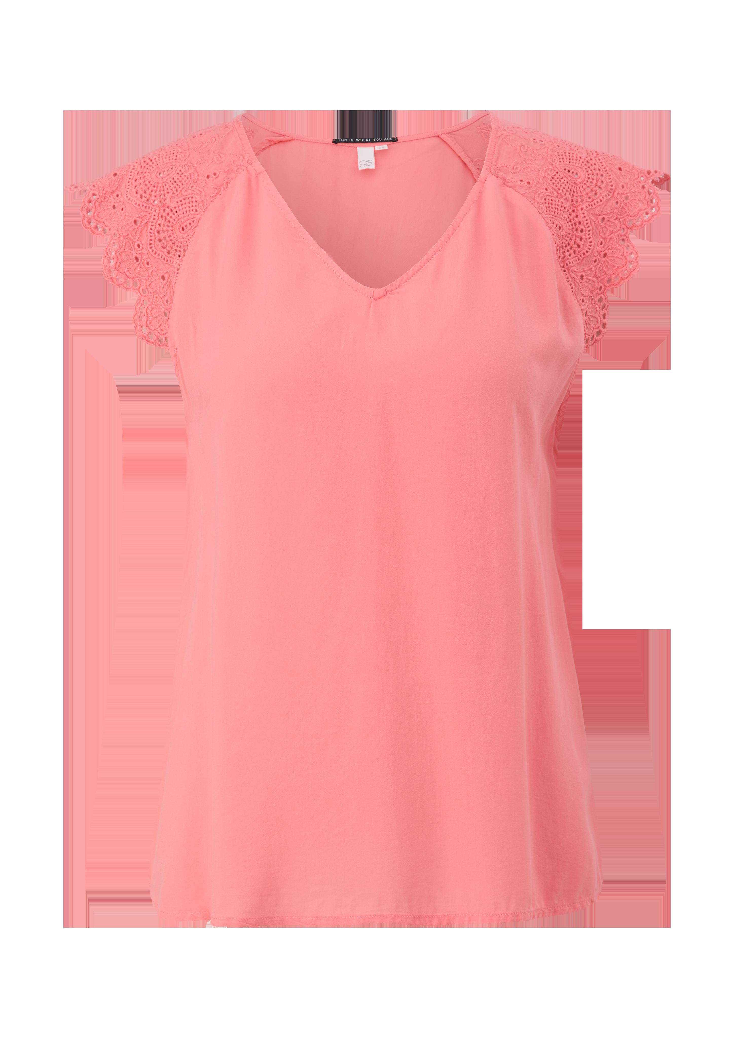 Bluse mit Broderie Anglaise  2132615-4281