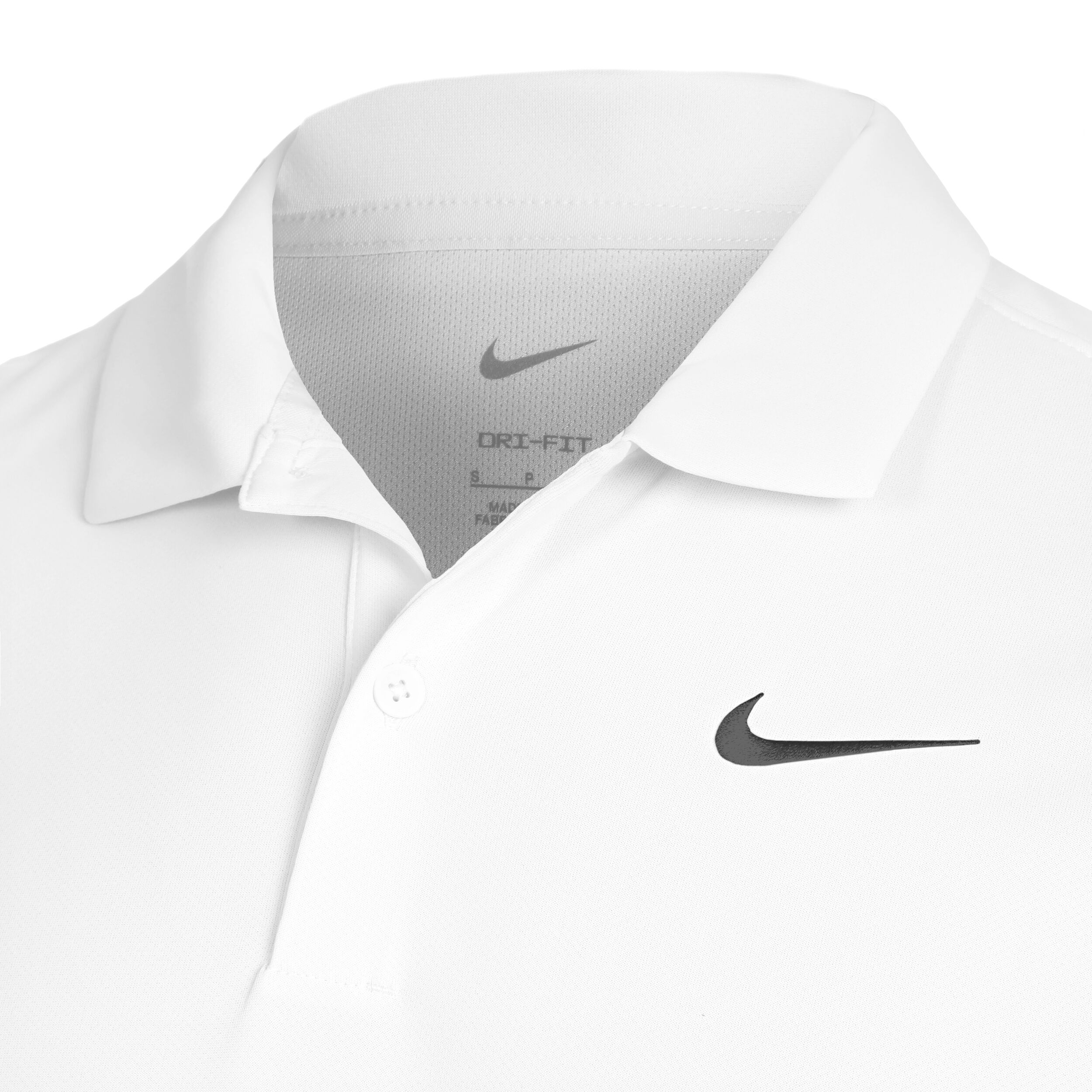 Dri-Fit Solid Polo Herren - Weiß