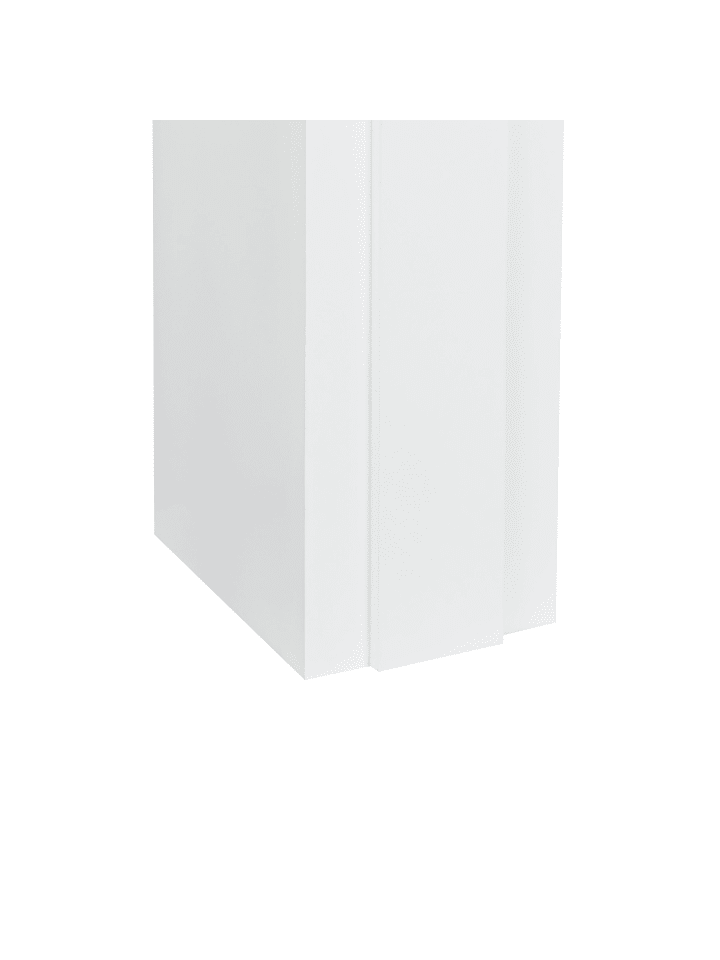 Beliani Kaminumrandung BAUDIN in Weiß - (W) 110 x (H) 100 x (L) 22 cm günstig kaufen onesize