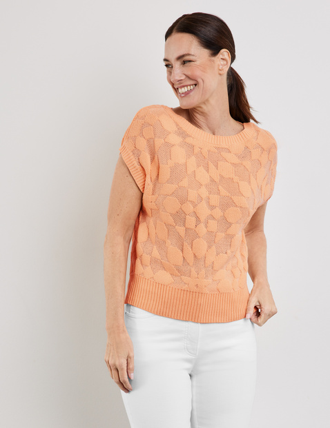 Pullunder mit Strickmuster