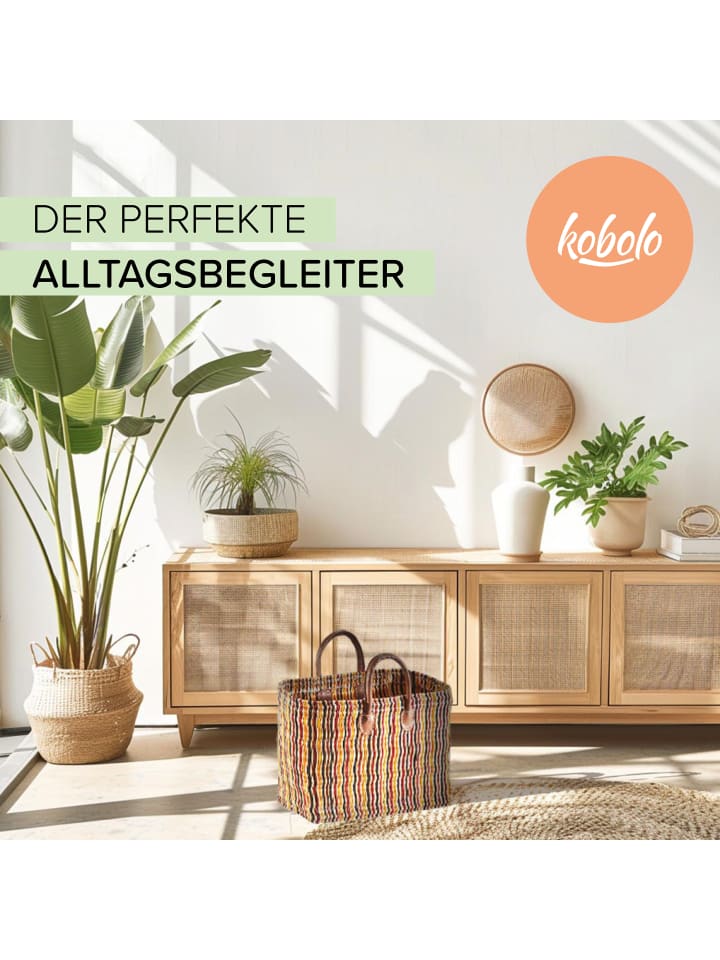 kobolo Einkaufstasche COLORSEAGRASP in Bunt günstig kaufen onesize