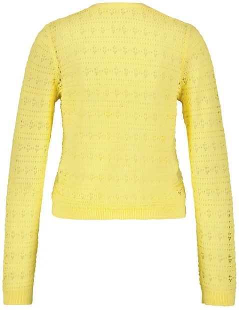 Cardigan aus Pointelle-Strick