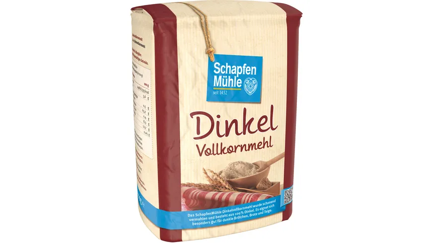 SchapfenMühle Dinkelvollkornmehl 1000 g