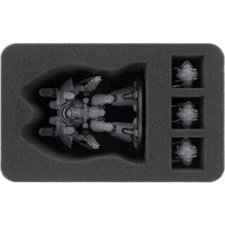 Feldherr Schaumstoffeinlage für 1 Warlord Titan + 3 Imperial Knights