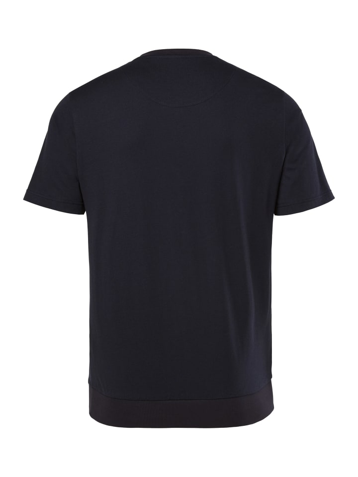 Men Plus Kurzarm T-Shirt in navy blau günstig kaufen