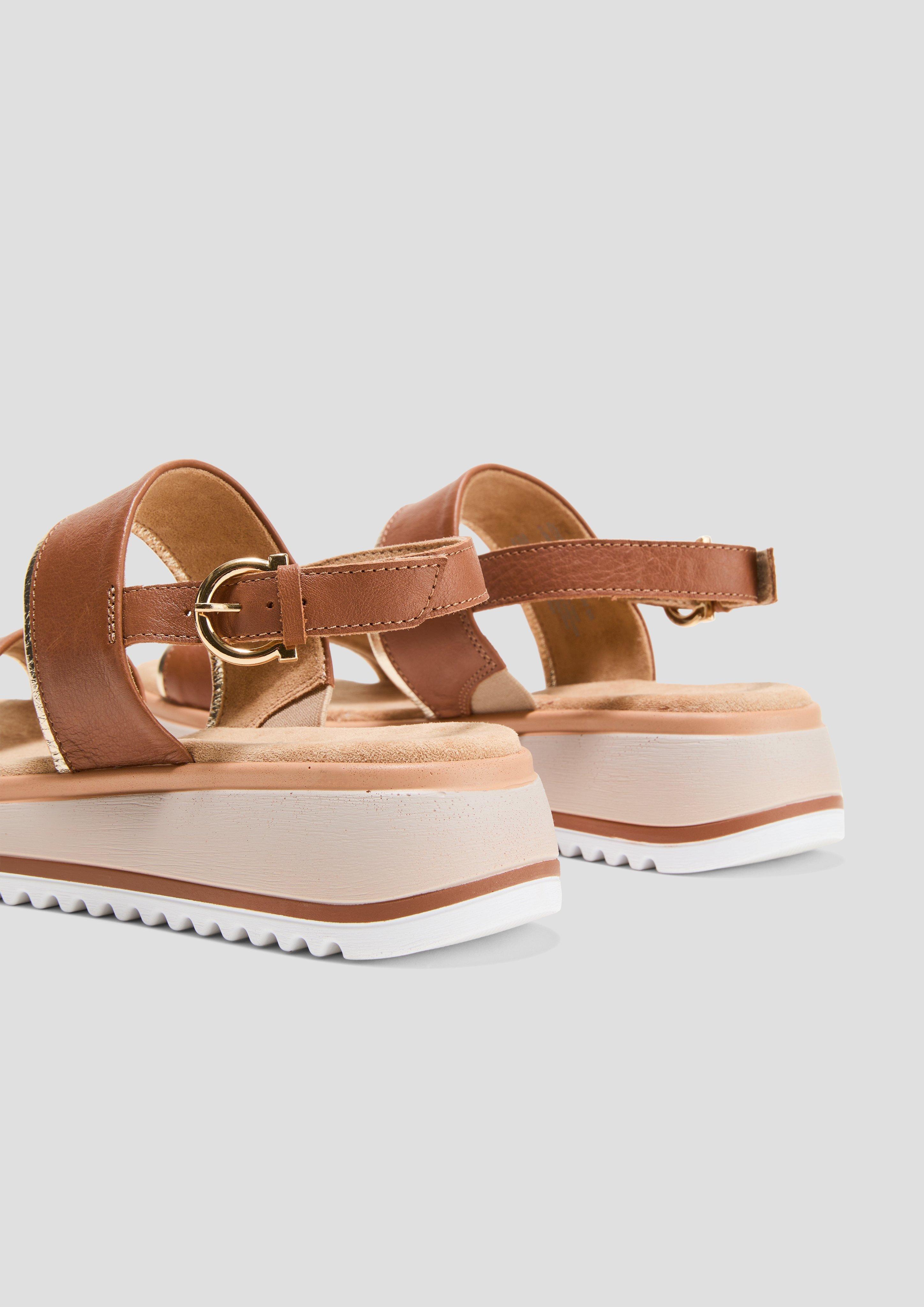 Sandalen mit Lederriemen  6009147-305