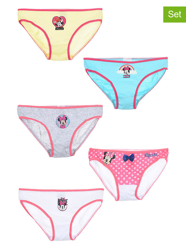 Disney Minnie Mouse 5er-Set: Slips 