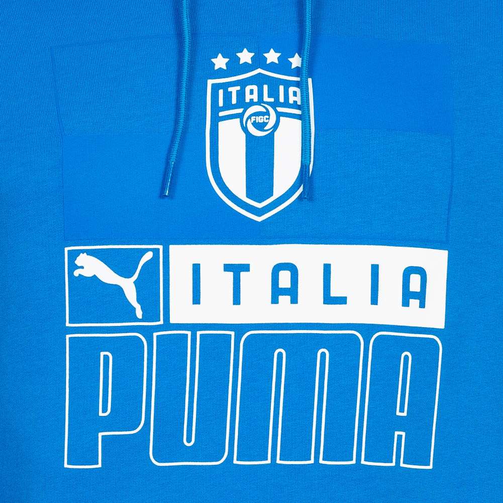 Italien FIGC PUMA FtblCore Herren Kapuzen Sweatshirt 767126-03