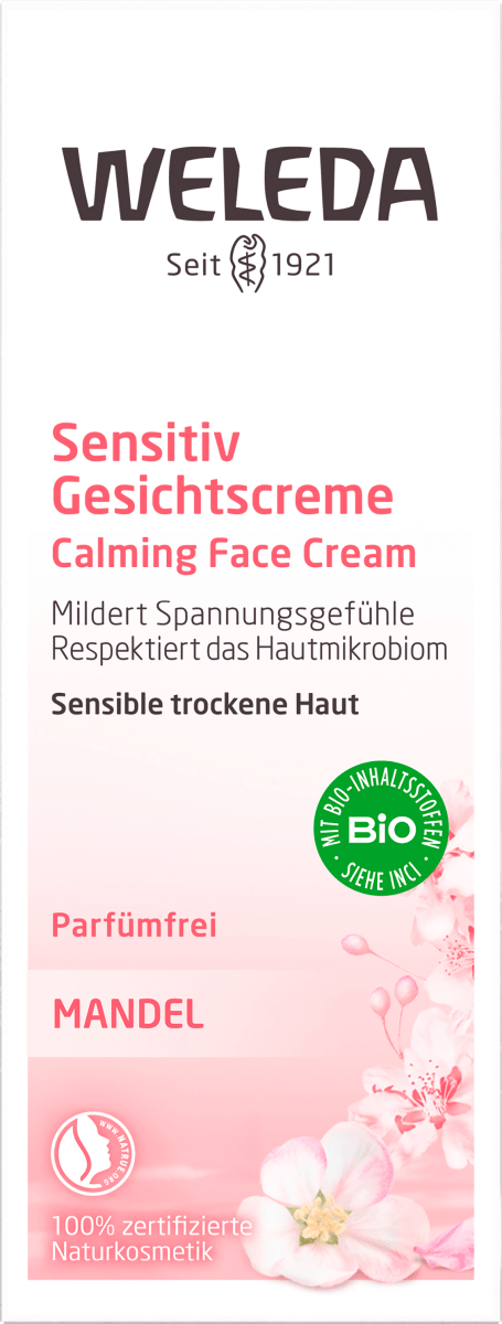 Gesichtscreme Mandel Sensitiv, 30 ml
