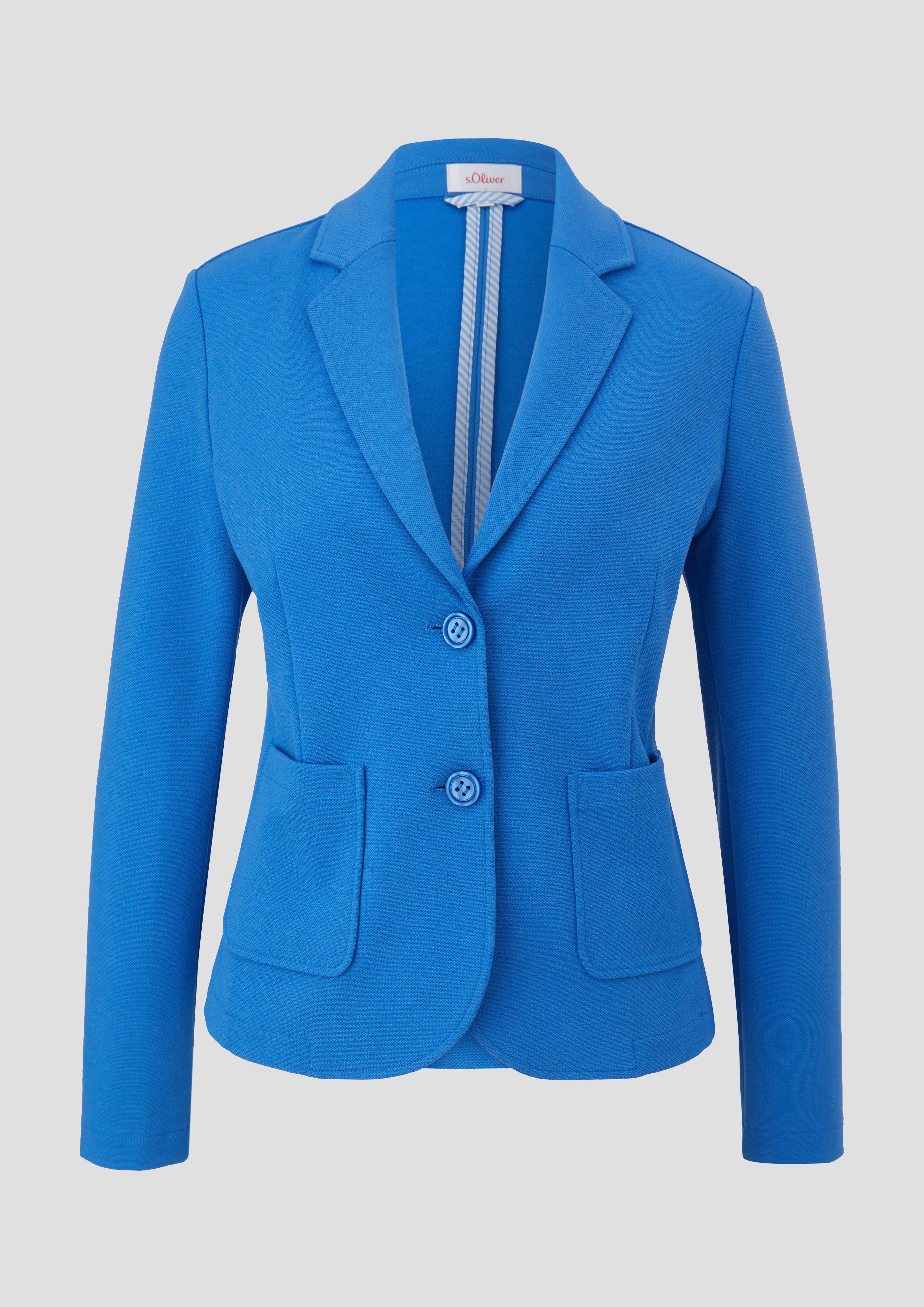 Blazer aus strukturiertem Jersey  2140914-5531