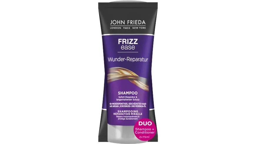 JOHN FRIEDA Frizz Ease Duo Wunder-Reparatur Shampoo + Condtioner 150 ml