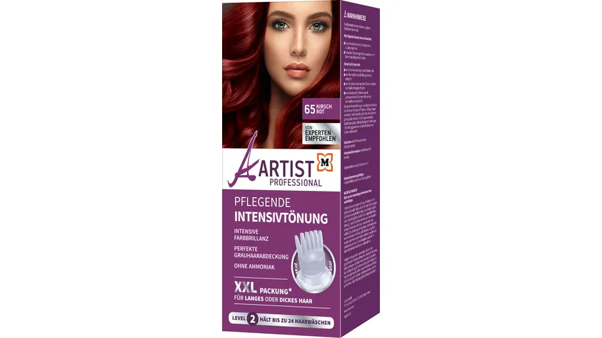ARTIST Professional Pflegende Intensivtönung Level 2 65 - kirschrot