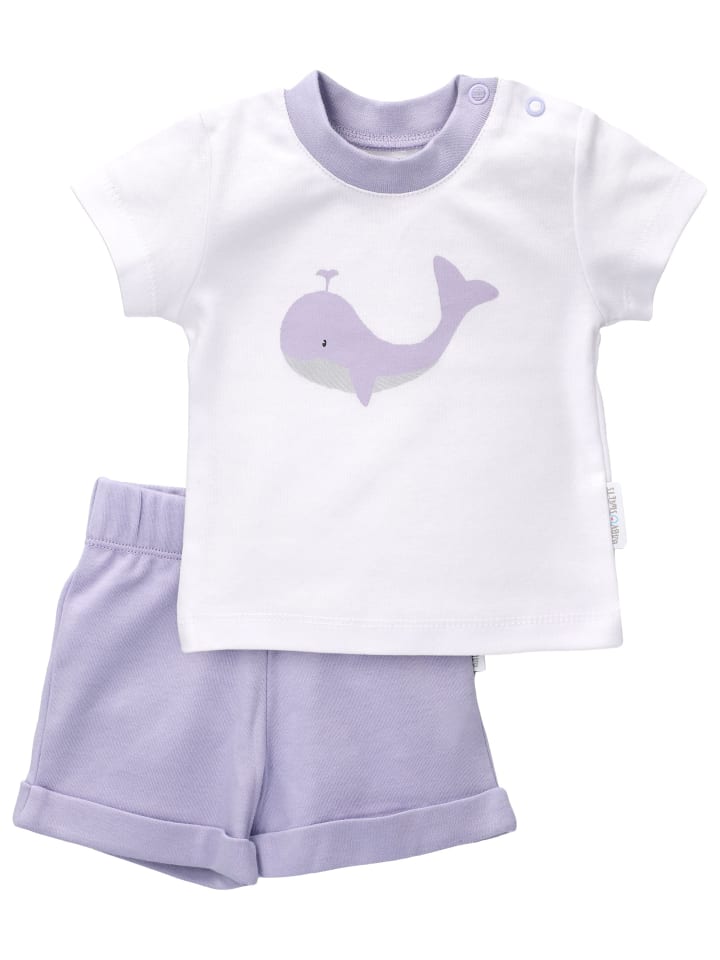 Baby Sweets 2tlg Set Shirt   Hose Baby Wal in weiß lavendel günstig kaufen