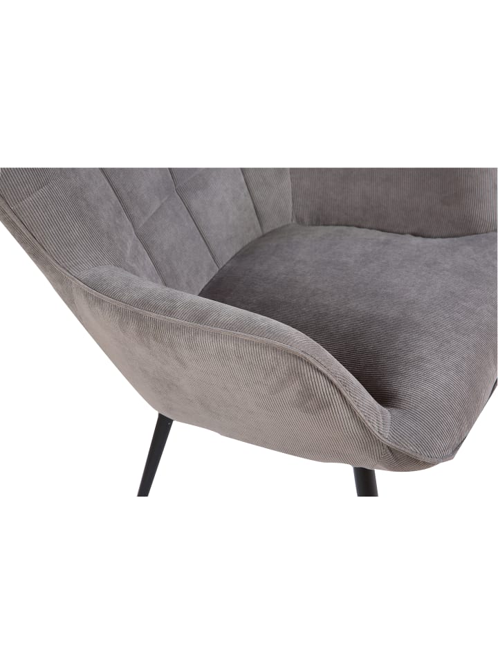 byLiving Sessel UTA in Grau günstig kaufen onesize
