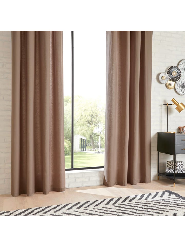 Atmosphera Créateur d'intérieur Vorhang in braun günstig kaufen onesize