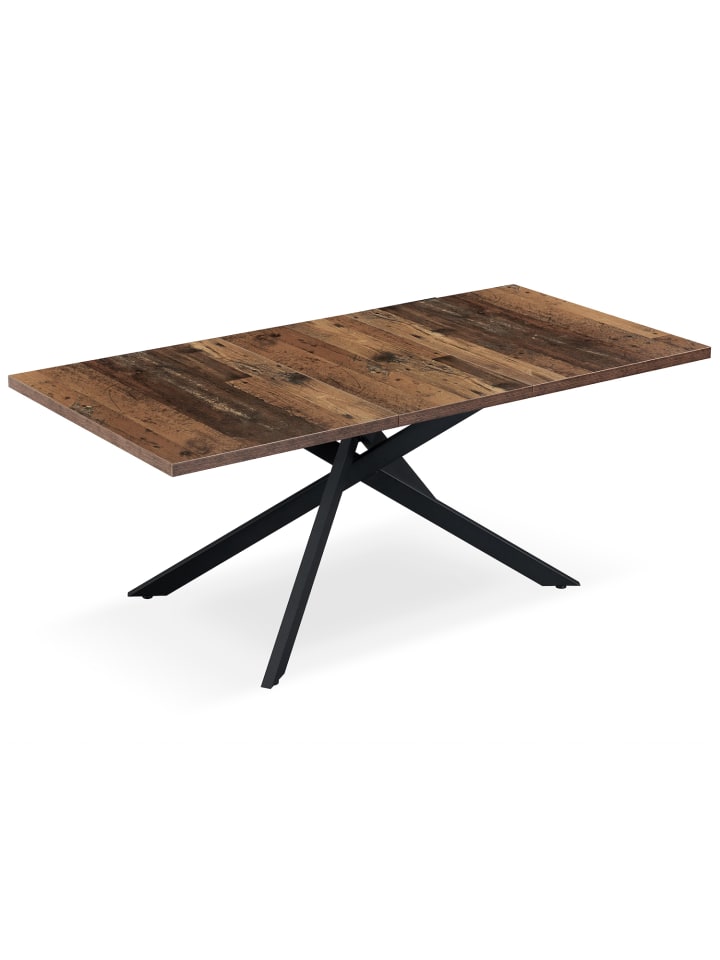 B&D Home Ausziehstisch LARS in Texas-Eiche - (B)120-160 x (H)76 x (T)80 cm günstig kaufen onesize