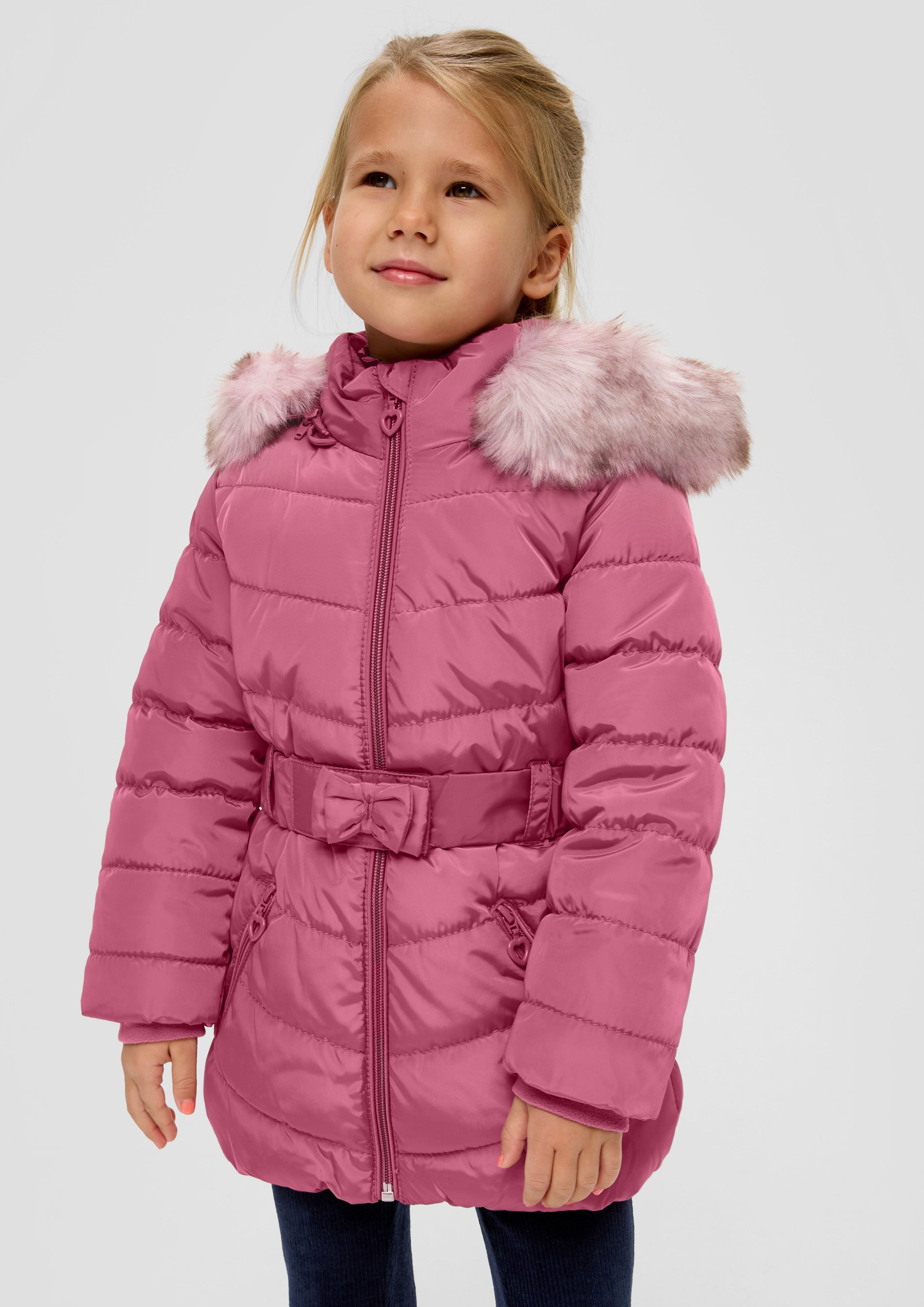 Steppjacke mit Schleifen-Detail  2132159-4592