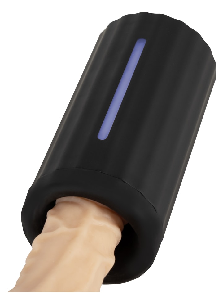 Rebel Masturbator Blow Job Masturbator with 3 Functions in schwarz günstig kaufen 14,3 cm