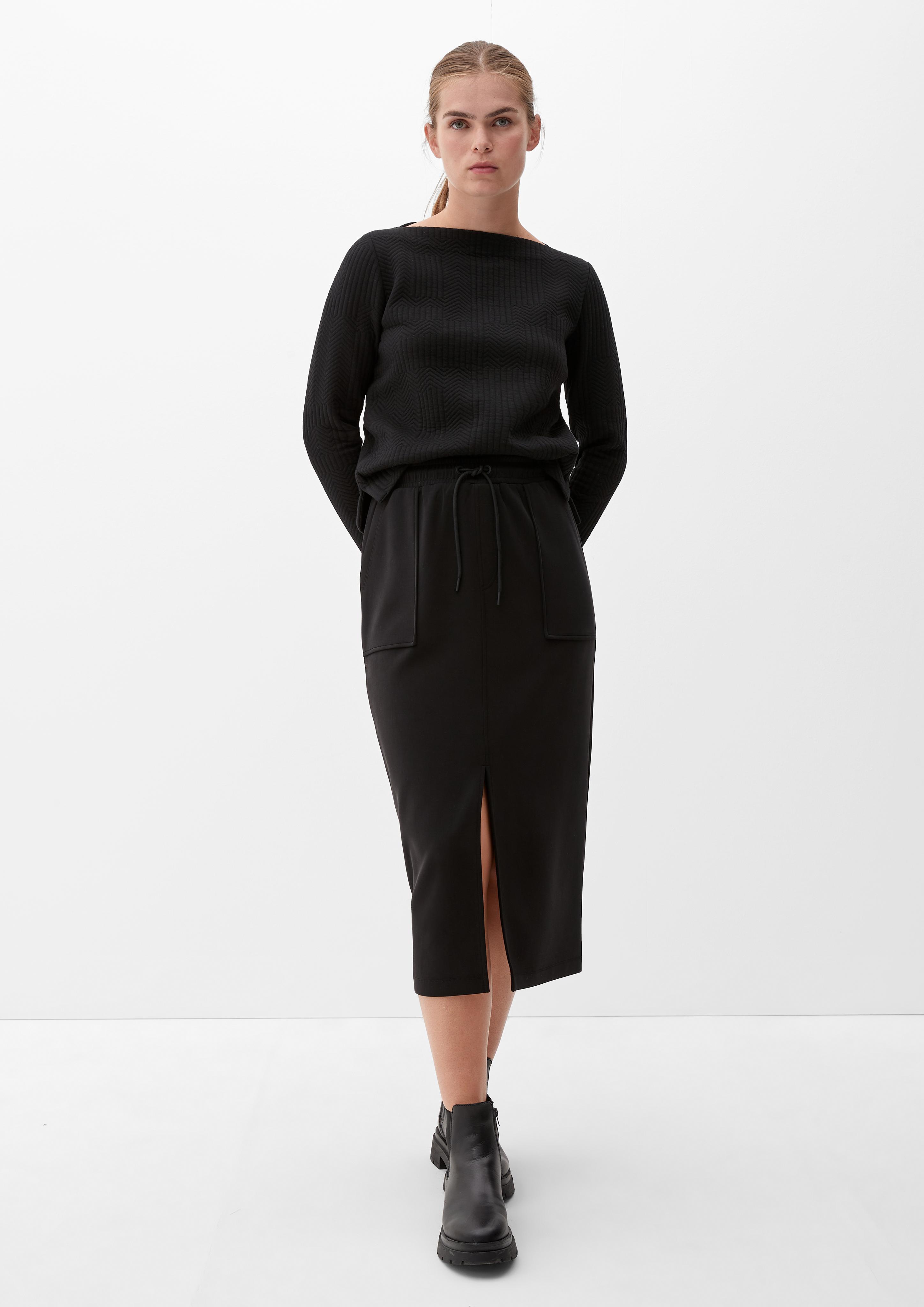 Sweatshirt mit Fischgrat-Muster  2124415-9999