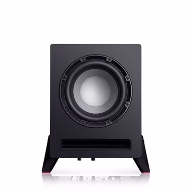 Teufel T 10 Subwoofer Subwoofer (Cinch-Eingang, Als Frontfire- oder Downfire-Subwoofer einsetzbar)