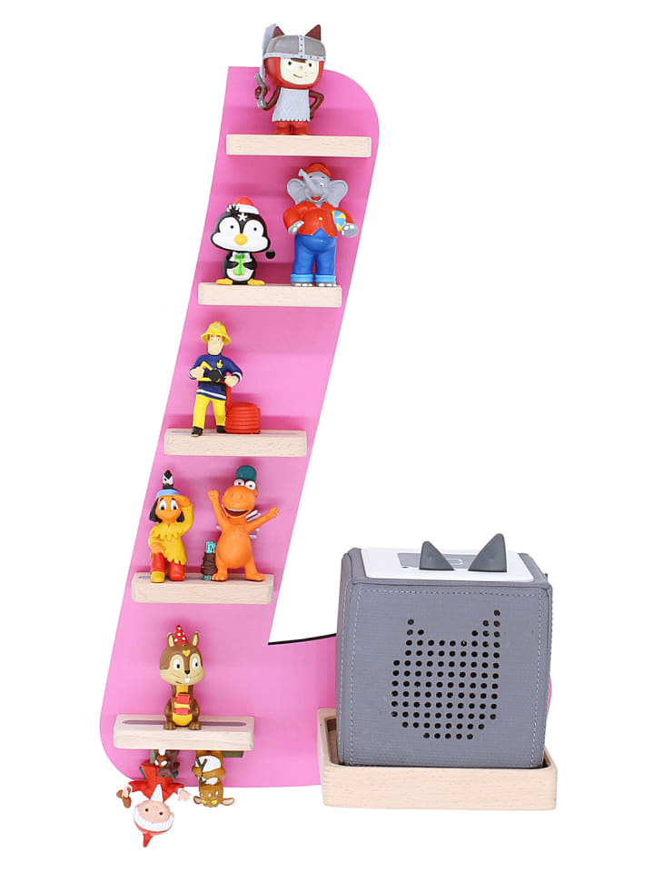 BOARTI Holz Regal Buchstabe L für Toniebox Tonies Figuren in Pink günstig kaufen onesize
