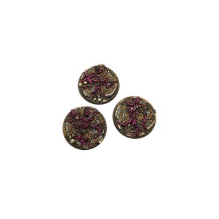 Dark Temple Bases, Round 50mm (2)