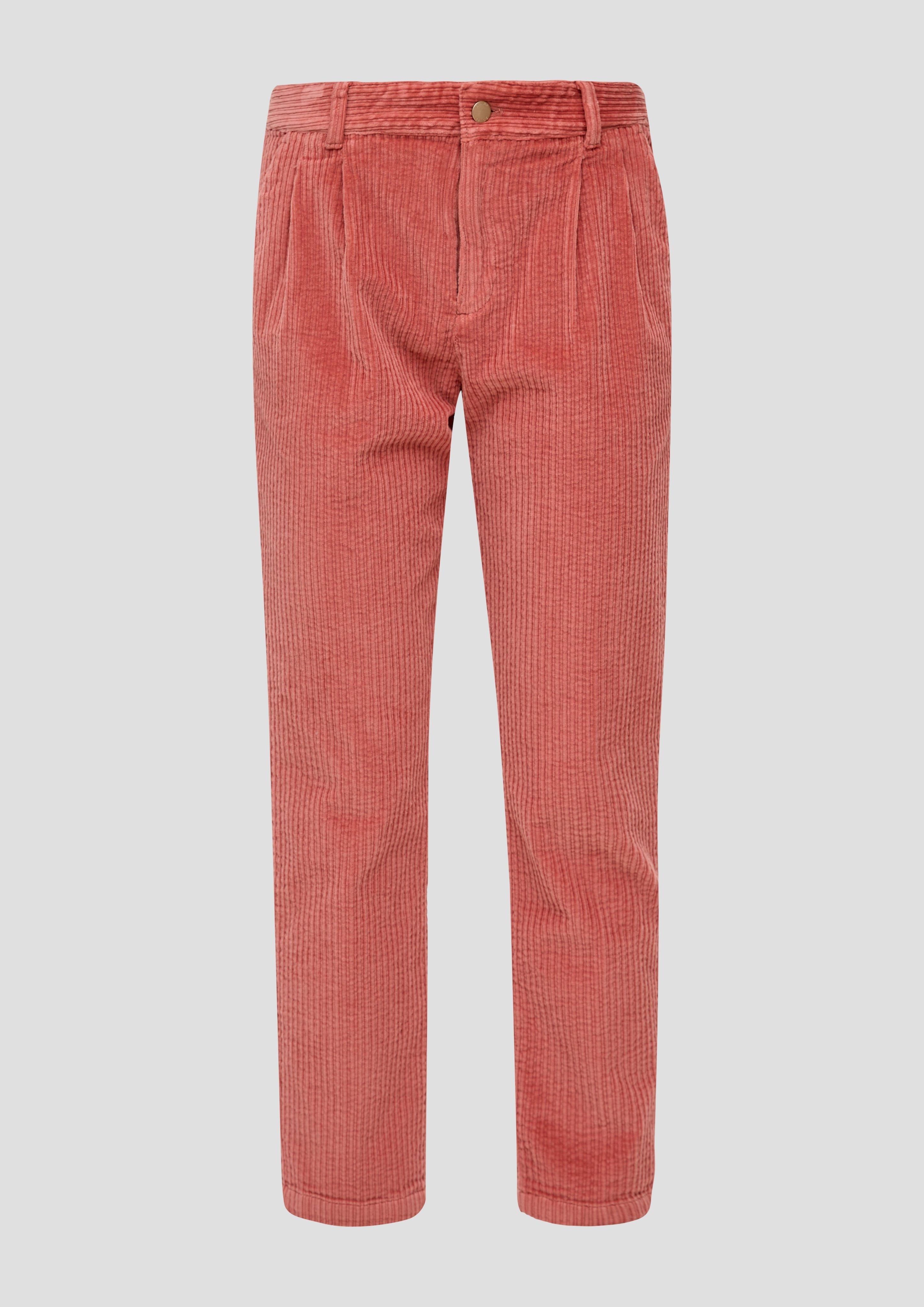 Regular: Bundfaltenhose aus Cord  2138060-2074