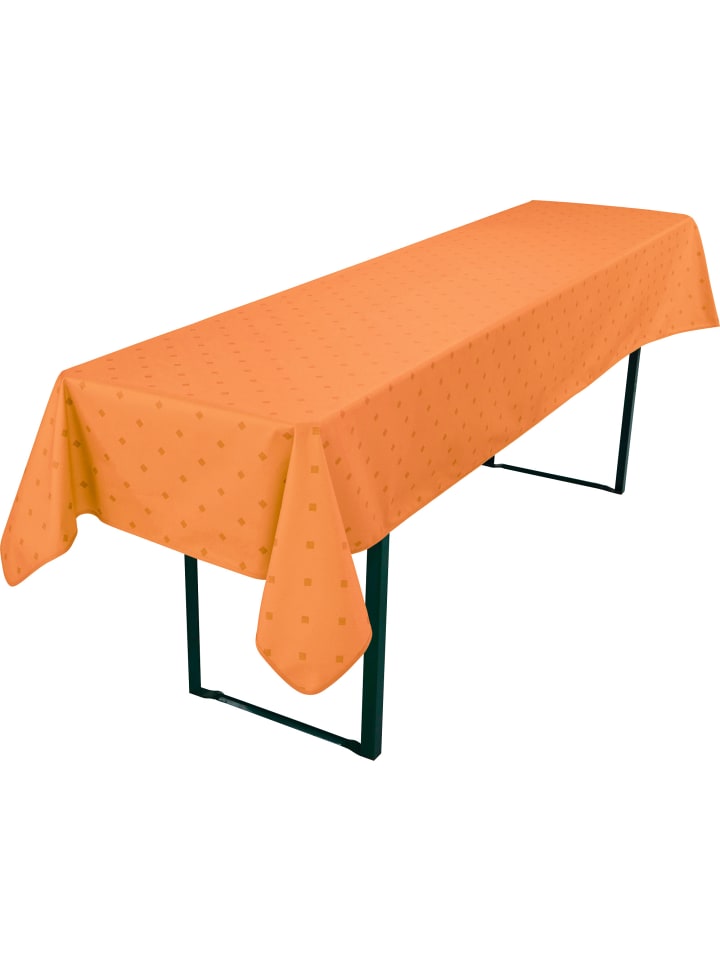 Erwin Müller Biertisch-Tischdecke Neuss in terra günstig kaufen 80x260 cm