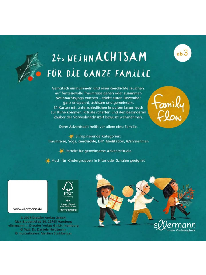 Dressler Verlag GmbH FamilyFlow. Unser Advent | Der Familien-Adventskalender für achtsame Weihnachten günstig kaufen onesize