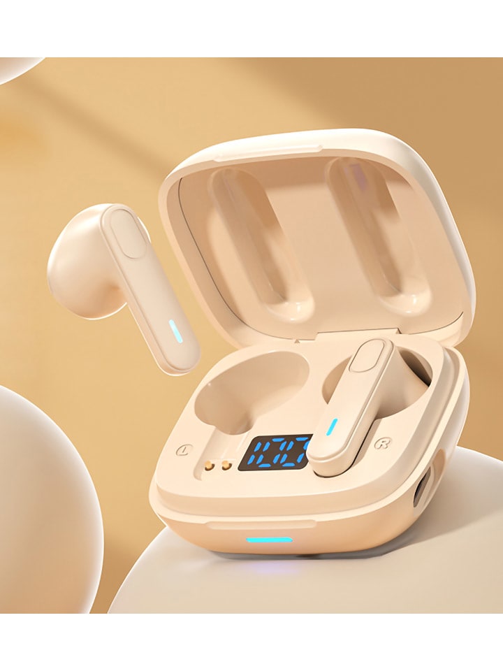 SWEET ACCESS Kabellose Bluetooth-In-Ear-Kopfhörer in Beige günstig kaufen onesize