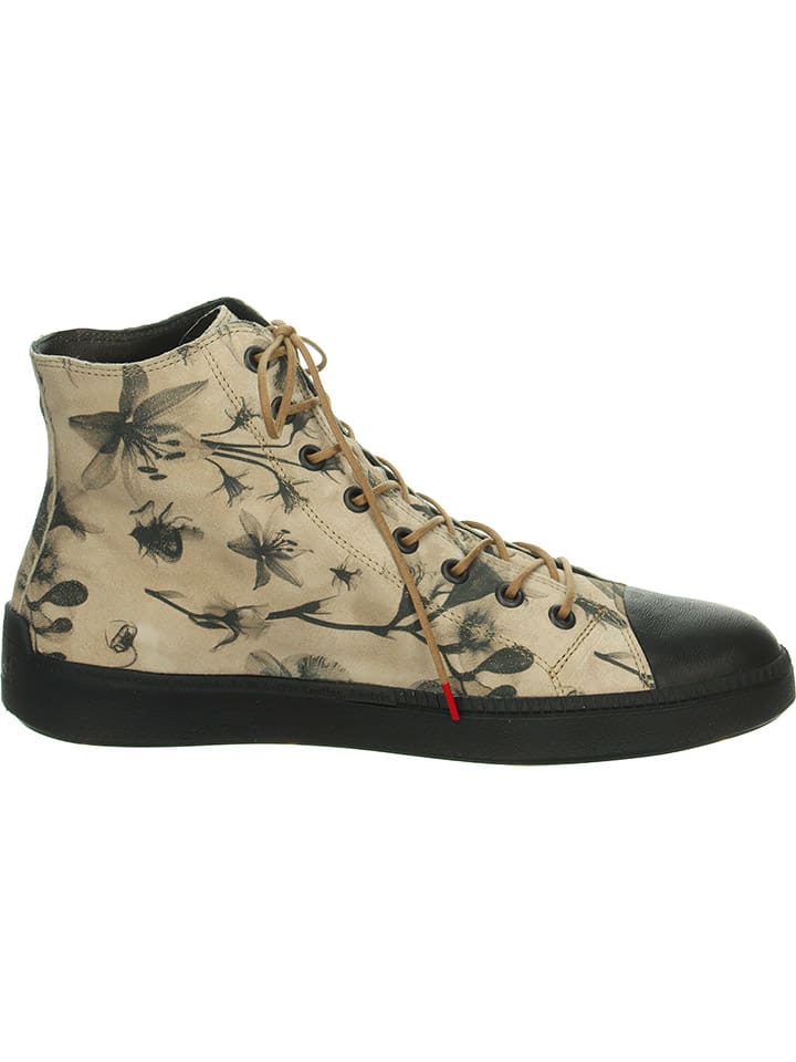 Think! Leder-Boots in Beige günstig kaufen