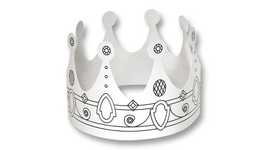 folia Kinderkronen weiß