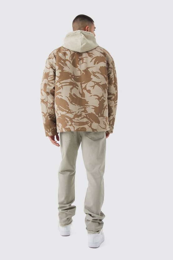 Oversize Ripstop Camouflage Trucker-Kappe