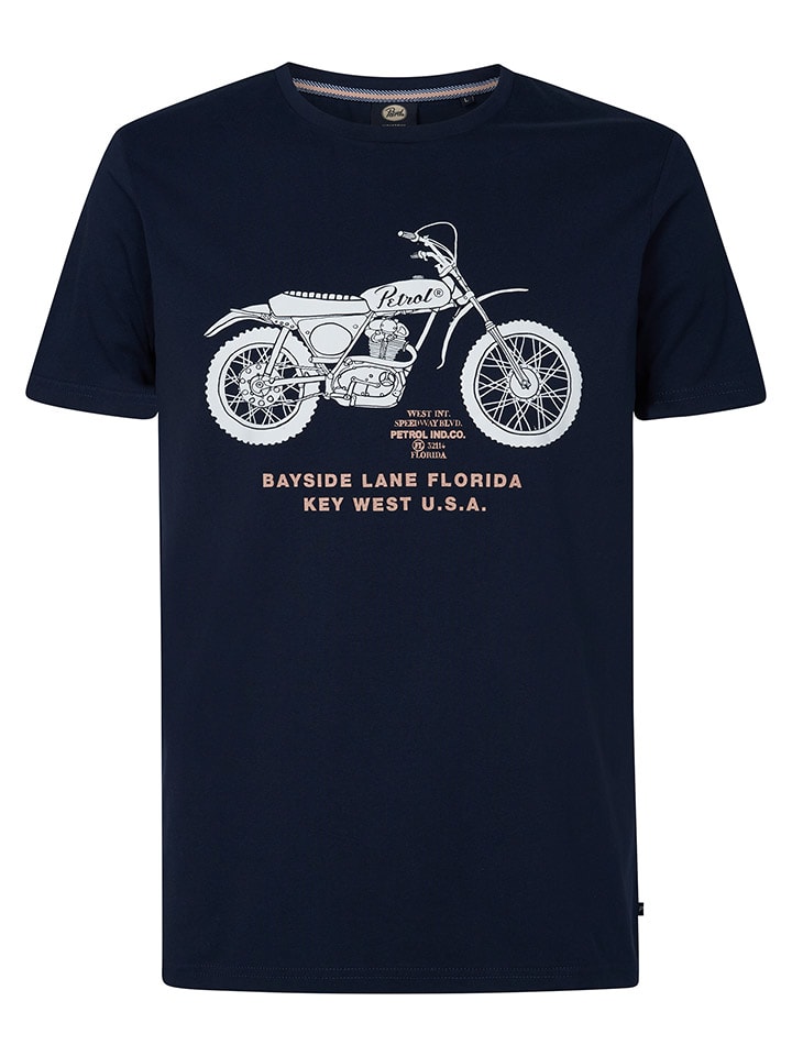 Petrol Shirt in Dunkelblau günstig kaufen