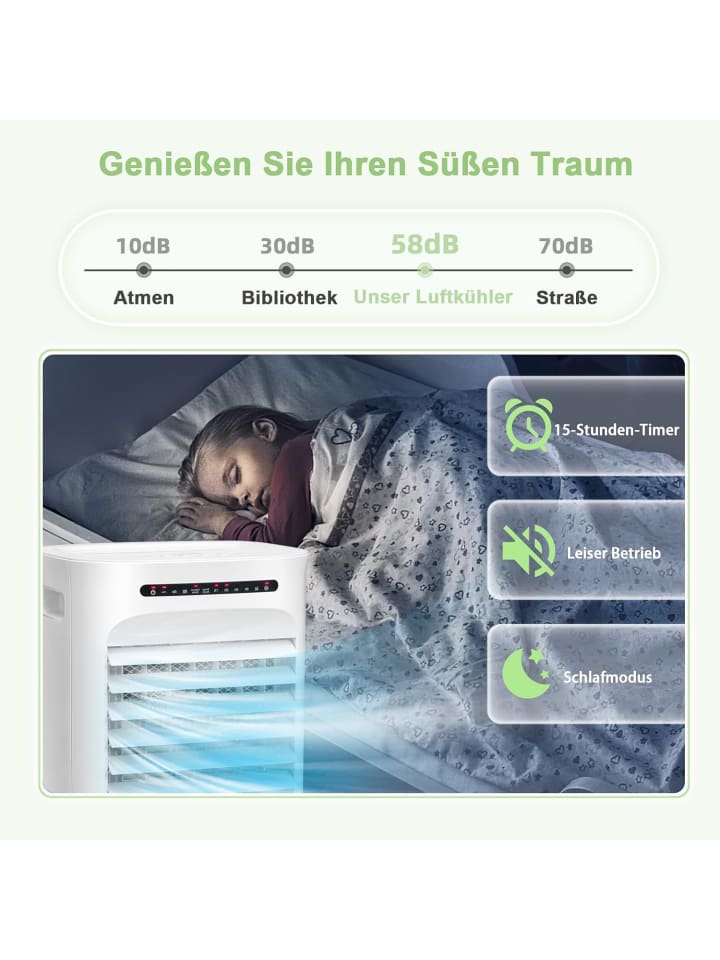 COSTWAY 4in1 Mobile Klimaanlage 66W in Weiß günstig kaufen onesize