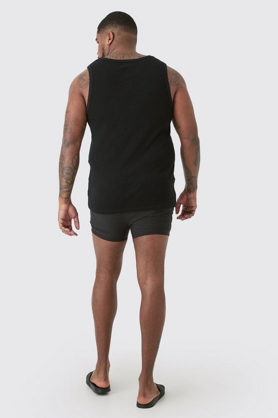 Plus recycelte Man Signature Badehose
