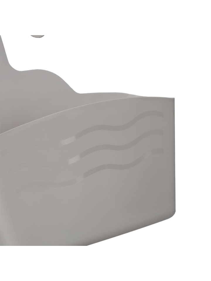 relaxdays 3 x Duschkorb in Grau - (B)23 x (H)25 x (T)10 cm günstig kaufen onesize